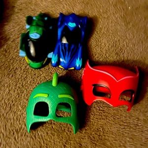 PJ Mask cars and masks great for dress up and for adventure play for kids